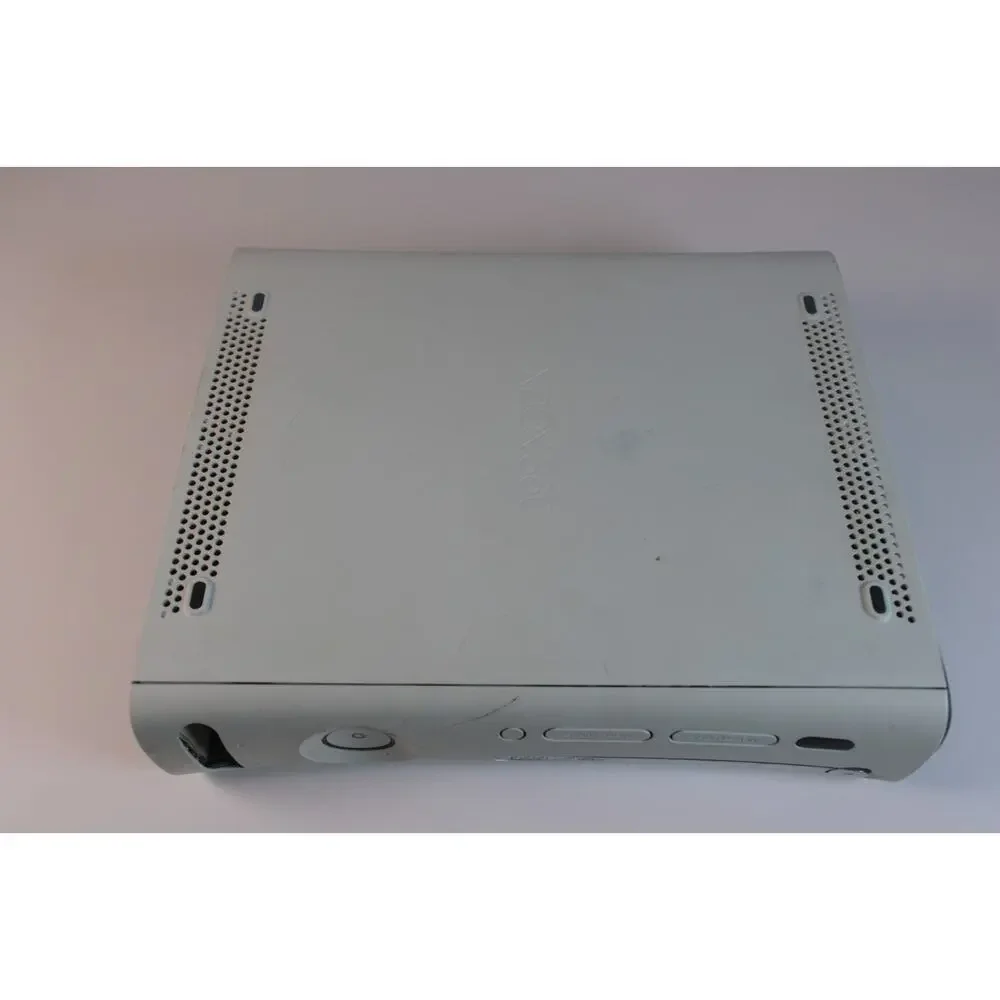 Microsoft Xbox 360 Slim White Console ONLY - For Parts Red Circle